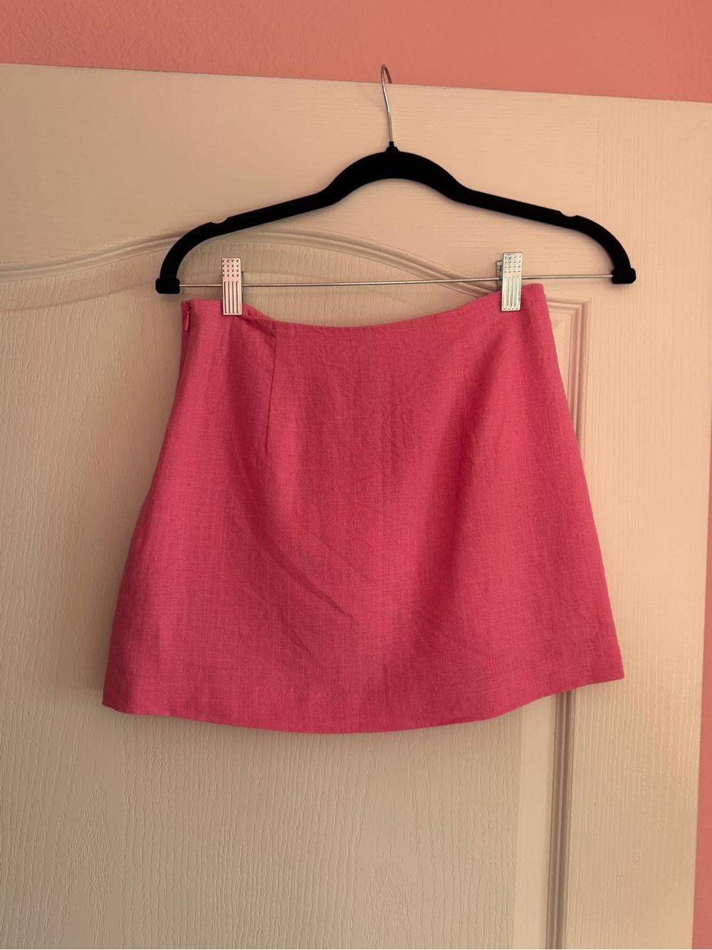 H&M Pink A-Line Mini Skirt